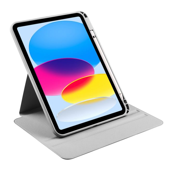 iPad Air 13 (2026/2025/2024) Case - 360° Rotating Leather Case - Grey