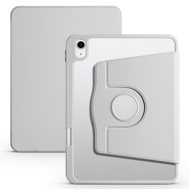 iPad Air 13 (2026/2025/2024) Case - 360° Rotating Leather Case - Grey