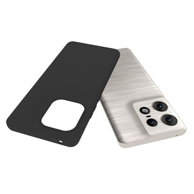 Motorola Edge 50 Pro Hülle - Softcase TPU Series - schwarz