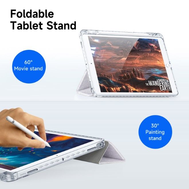 Dux Ducis - iPad 10.2 (2021/2020/2019) / iPad Air 3 (2019) / iPad Pro 10.5 (2017) Hülle - Leder Bookcover - Unid Series - purpur