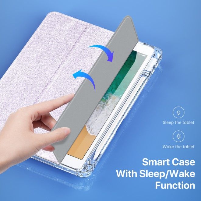 Dux Ducis - iPad 10.2 (2021/2020/2019) / iPad Air 3 (2019) / iPad Pro 10.5 (2017) Hülle - Leder Bookcover - Unid Series - purpur