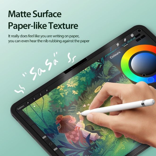 Dux Ducis - iPad Pro 11 (2024) Schutzfolie - Paperlike Film - Naad Series - transparent