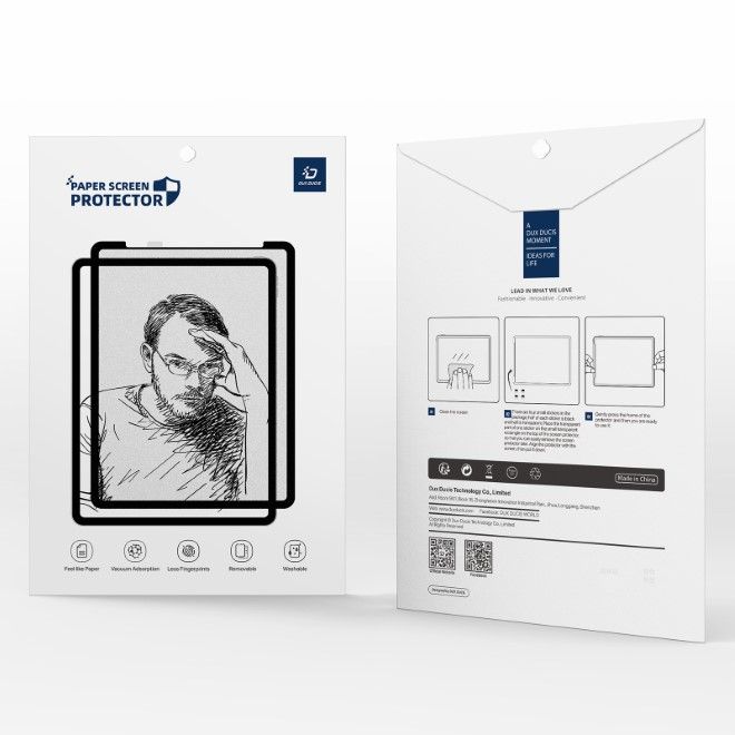 Dux Ducis - iPad Pro 11 (2024) Schutzfolie - Paperlike Film - Naad Series - transparent