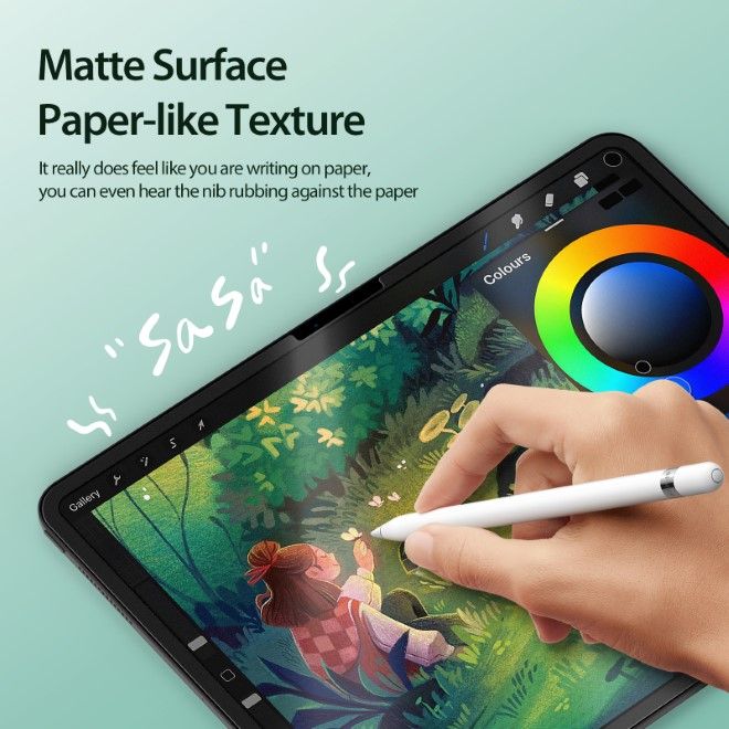 Dux Ducis - iPad Pro 13 (2024) Schutzfolie - Paperlike Film - Naad Series - transparent