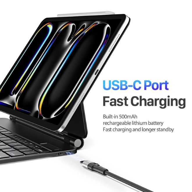 Dux Ducis - iPad Pro 11 (2024) Tastatur Hülle - Keyboard Case - MK Series - schwarz