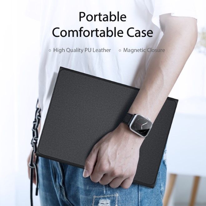 Dux Ducis - iPad Pro 13 (2024) Tastatur Hülle - Keyboard Case - TK Series - schwarz