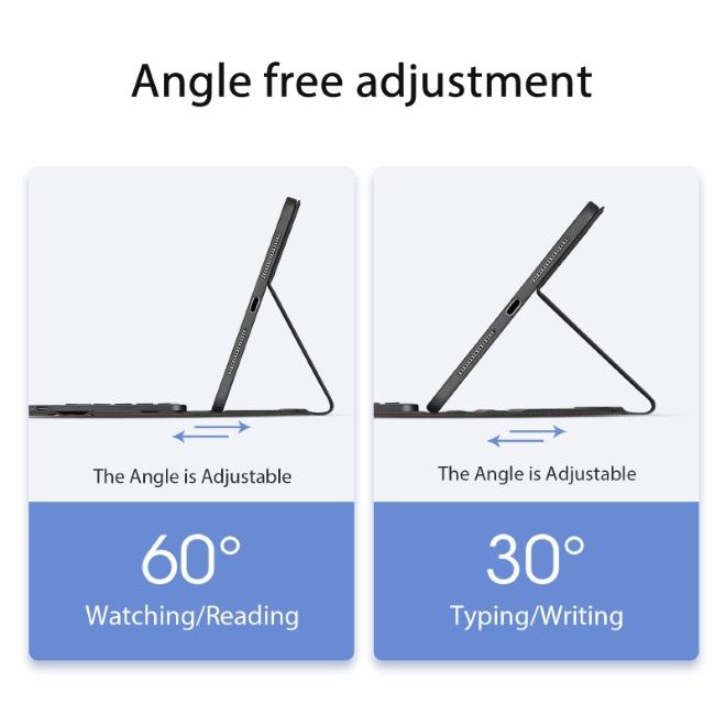 Dux Ducis - iPad Pro 13 (2024) Tastatur Hülle - Keyboard Case - TK Series - schwarz