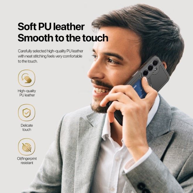 Dux Ducis - Samsung Galaxy A15 5G / 4G Hülle - PC und TPU Hardcase - Rafi II Series - schwarz