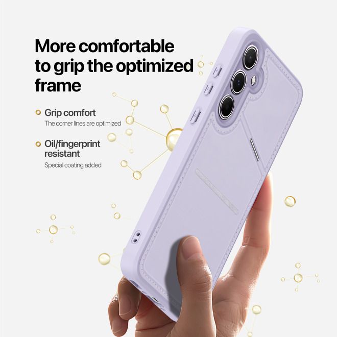 Dux Ducis - Samsung Galaxy A35 5G Hülle - PC und TPU Hardcase - Rafi II Series - purpur