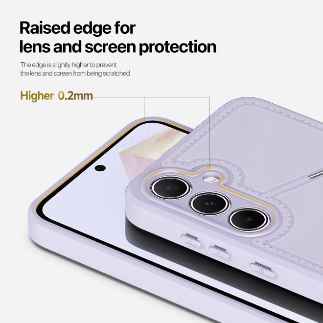 Dux Ducis - Samsung Galaxy A35 5G Hülle - PC und TPU Hardcase - Rafi II Series - purpur