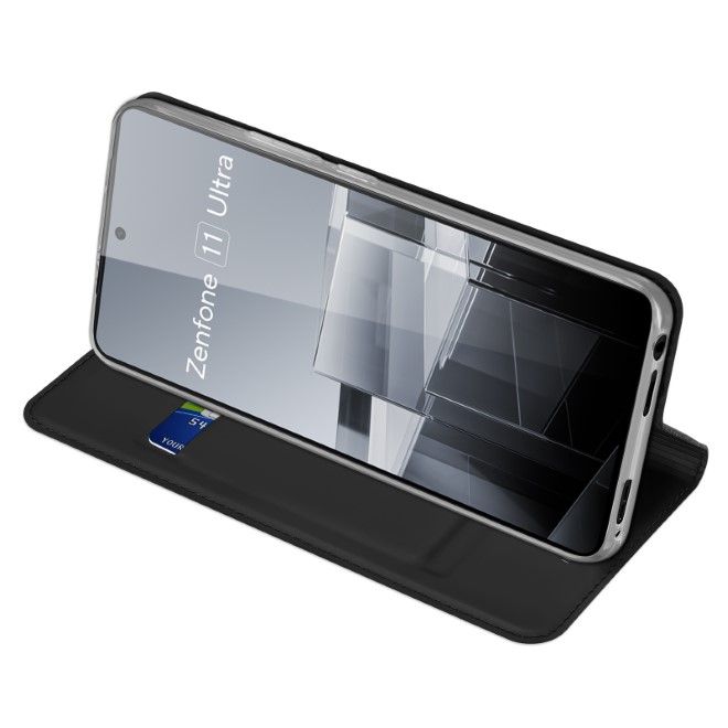 Dux Ducis - Asus Zenfone 11 Ultra Hülle - Handy Bookcover - Skin Pro Series - schwarz