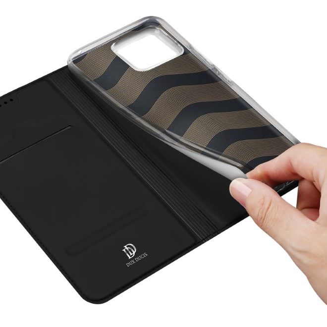 Dux Ducis - Asus Zenfone 11 Ultra Hülle - Handy Bookcover - Skin Pro Series - schwarz