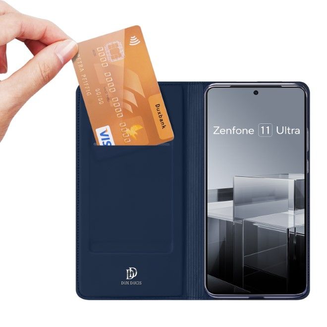Dux Ducis - Asus Zenfone 11 Ultra Hülle - Handy Bookcover - Skin Pro Series - blau