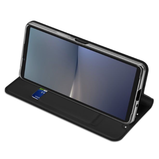 Dux Ducis - Sony Xperia 10 VI Hülle - Handy Bookcover - Skin Pro Series - schwarz