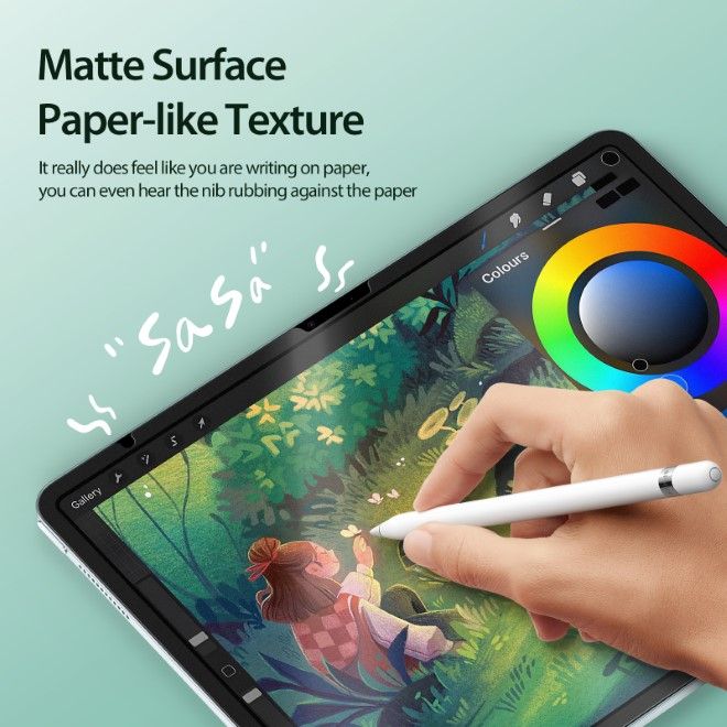 Dux Ducis - iPad Air 13 (2025/2024) Schutzfolie - Paperlike Film - Naad Series - transparent