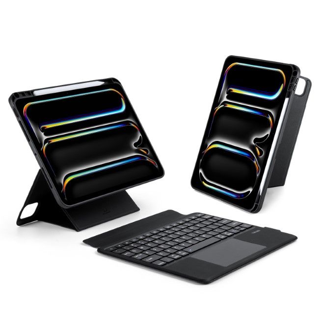 Dux Ducis - iPad Pro 11 (2024) Tastatur Hülle - Keyboard Case - DK Series - schwarz