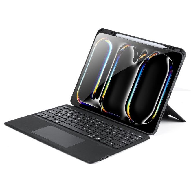 Dux Ducis - iPad Pro 13 (2024) Tastatur Hülle - Keyboard Case - DK Series - schwarz