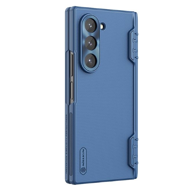 Nillkin - Samsung Galaxy Z Fold6 Hülle - Super Frosted Shield Fold Series - blau