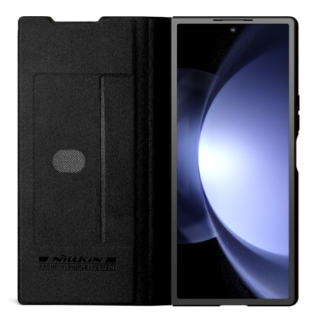 Nillkin - Samsung Galaxy Z Fold6 Hülle - Qin Pro Leather Case Series - schwarz