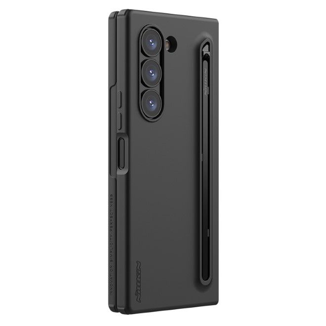 Nillkin - Samsung Galaxy Z Fold6 Hülle - Flex Pure Fold Case Series - mit S-Pen & Halterung - schwarz