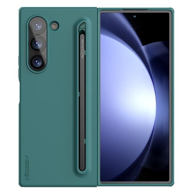 Nillkin - Samsung Galaxy Z Fold6 Hülle - Flex Pure Fold Case Series - mit S-Pen & Halterung - hellgrün