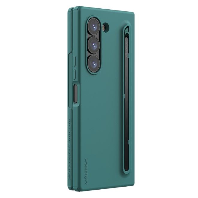 Nillkin - Samsung Galaxy Z Fold6 Hülle - Flex Pure Fold Case Series - mit S-Pen & Halterung - hellgrün