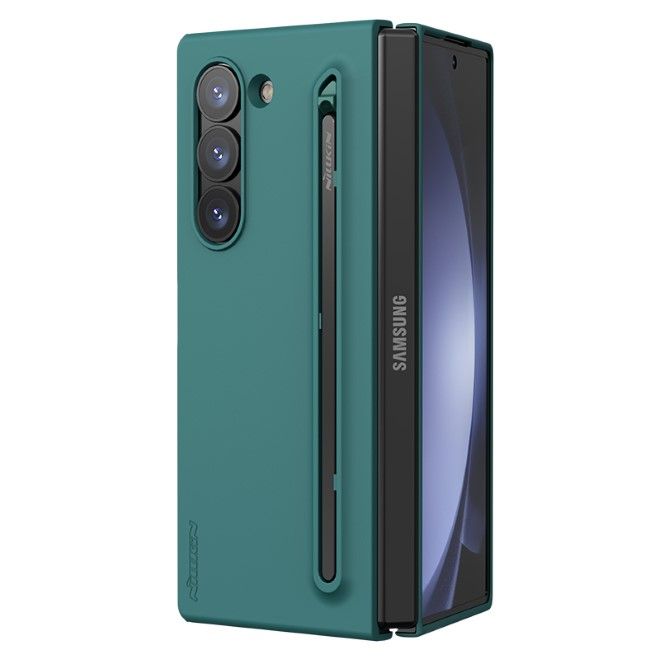 Nillkin - Samsung Galaxy Z Fold6 Hülle - Flex Pure Fold Case Series - mit S-Pen & Halterung - hellgrün