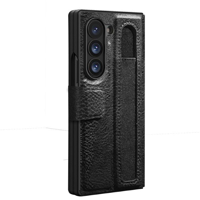 Nillkin - Samsung Galaxy Z Fold6 Hülle - Aoge Leather Case Series - mit S-Pen Halterung - schwarz