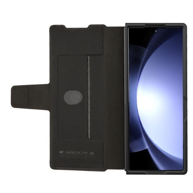 Nillkin - Samsung Galaxy Z Fold6 Hülle - Aoge Leather Case Series - mit S-Pen Halterung - schwarz