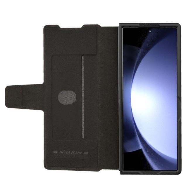 Nillkin - Samsung Galaxy Z Fold6 Hülle - Aoge Leather Case Series - mit S-Pen Halterung - braun