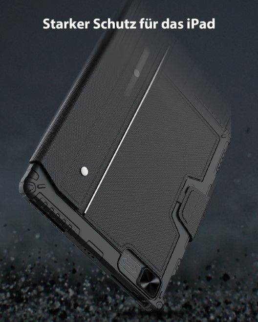 Nillkin - iPad Air 11 (2025/2024/2022/2020) / iPad Pro 11 (2022/2021/2020) Keyboard Hülle - Bumper Combo Series - schwarz