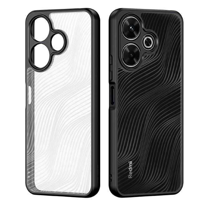 Dux Ducis - Xiaomi Redmi 13 4G / Note 13R / Poco M6 4G Hülle - Hardcase - Aimo Series - schwarz