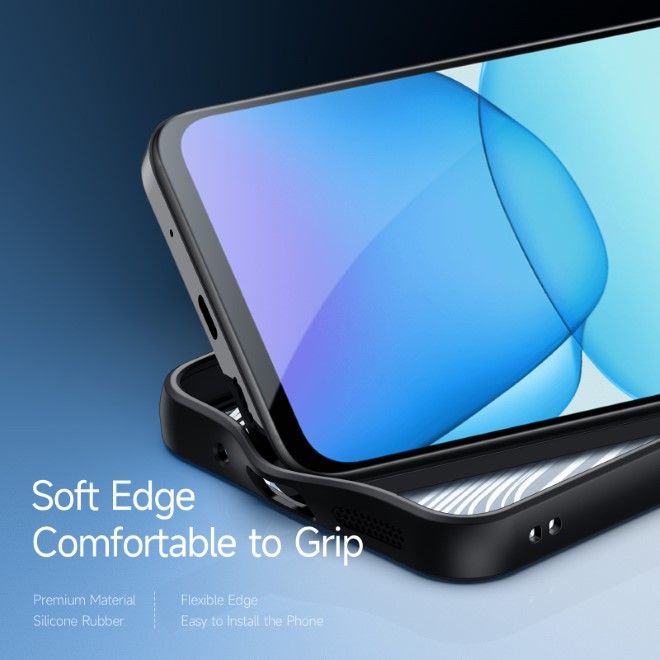 Dux Ducis - Xiaomi Redmi 13 4G / Note 13R / Poco M6 4G Hülle - Hardcase - Aimo Series - schwarz