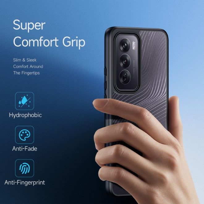 Dux Ducis - Oppo Reno12 Hülle - Hardcase - Aimo Series - schwarz