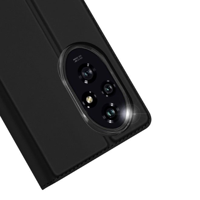 Dux Ducis - Honor 200 Hülle - Handy Bookcover - Skin Pro Series - schwarz