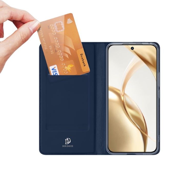 Dux Ducis - Honor 200 Hülle - Handy Bookcover - Skin Pro Series - blau