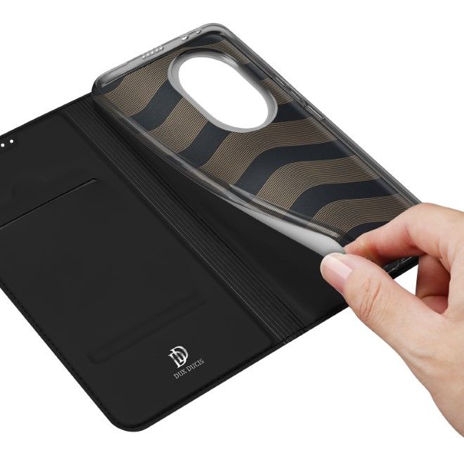 Dux Ducis - Honor 200 Pro Hülle - Handy Bookcover - Skin Pro Series - schwarz