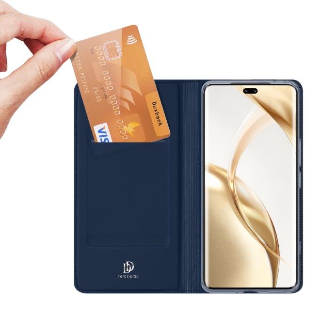 Dux Ducis - Honor 200 Pro Hülle - Handy Bookcover - Skin Pro Series - blau