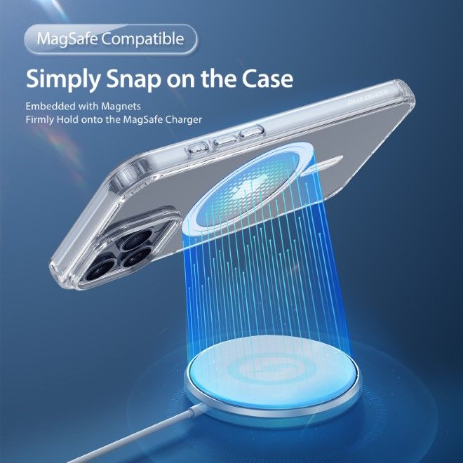 Dux Ducis - iPhone 16 Pro Max Hülle - Hardcase - Clin Mag Series - transparent