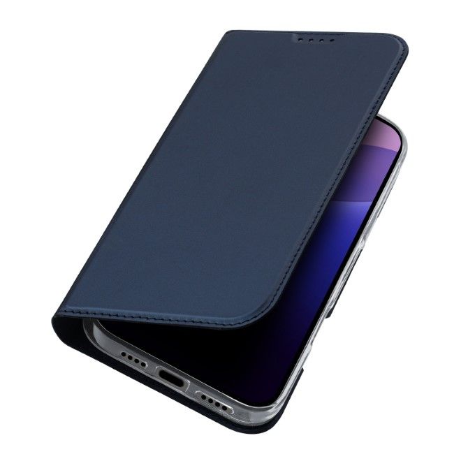 Dux Ducis - iPhone 16 Pro Max Hülle - Handy Bookcover - Skin Pro Series - blau