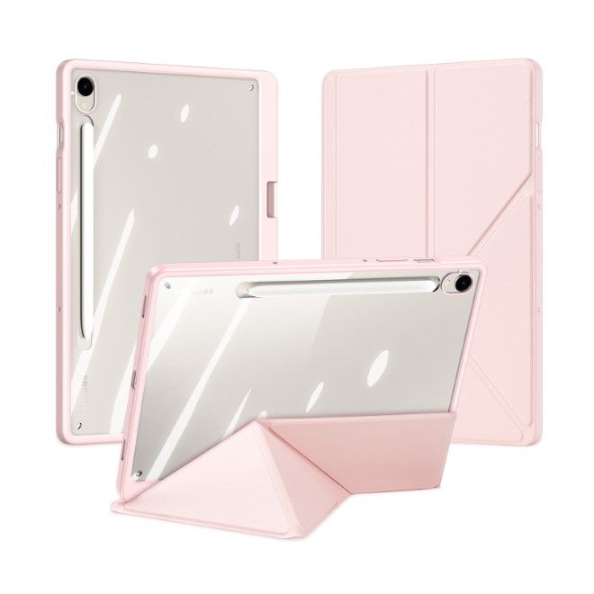 Dux Ducis - Samsung Galaxy Tab S9 / S9 FE Hülle - Leder Bookcover - Magi Series - rosa