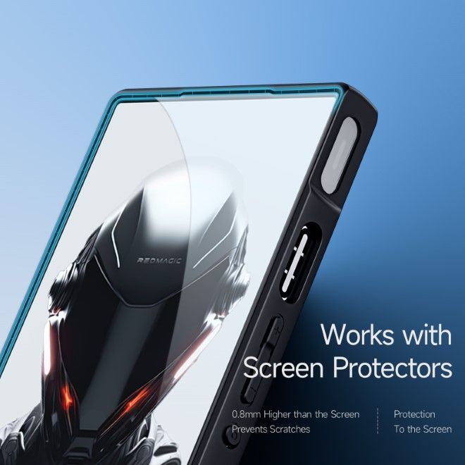 Dux Ducis - ZTE nubia Red Magic 9 Pro Hülle - Hardcase - Aimo Series - schwarz