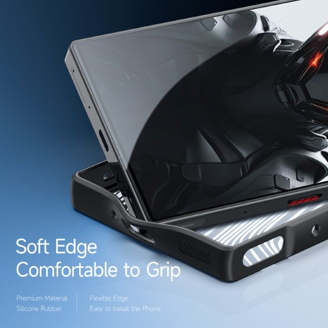 Dux Ducis - ZTE nubia Red Magic 9 Pro Hülle - Hardcase - Aimo Series - schwarz