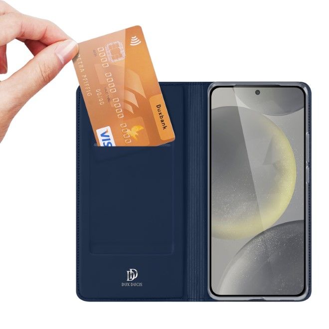 Dux Ducis - Samsung Galaxy S24 FE Hülle - Handy Bookcover - Skin Pro Series - blau