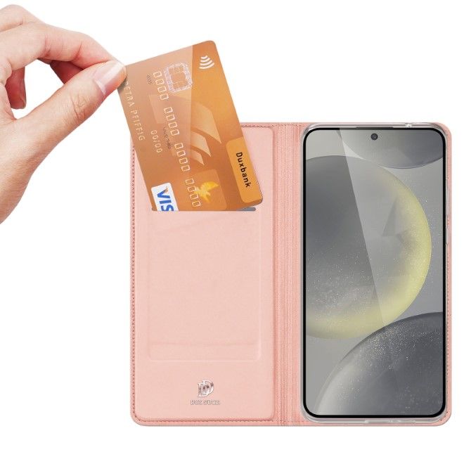 Dux Ducis - Samsung Galaxy S24 FE Hülle - Handy Bookcover - Skin Pro Series - pink