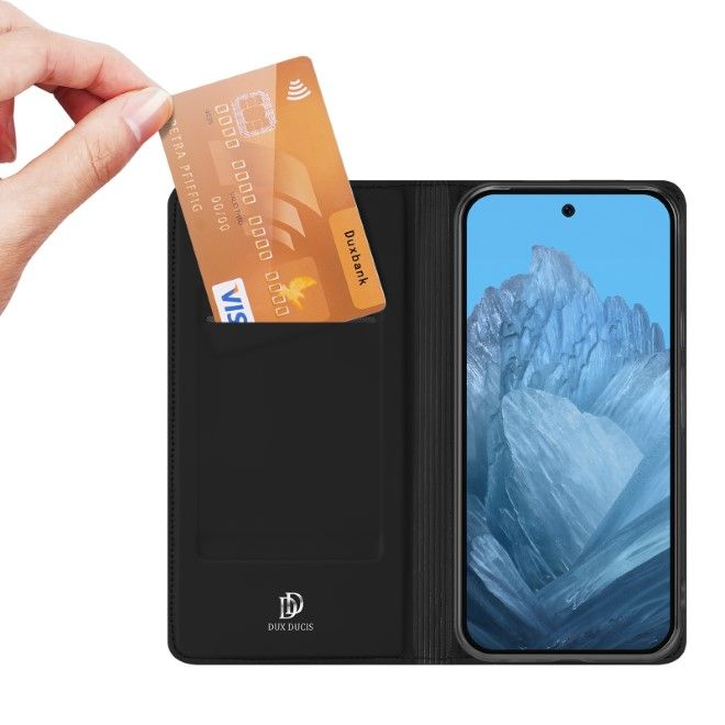 Dux Ducis - Google Pixel 9 Pro XL Hülle - Handy Bookcover - Skin Pro Series - schwarz