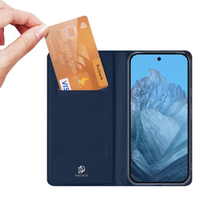 Dux Ducis - Google Pixel 9 Pro XL Hülle - Handy Bookcover - Skin Pro Series - blau