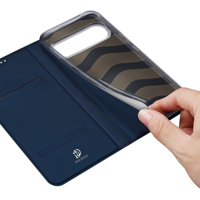 Dux Ducis - Google Pixel 9 Pro XL Hülle - Handy Bookcover - Skin Pro Series - blau