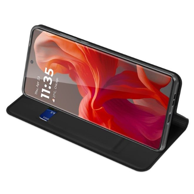 Dux Ducis - Motorola Moto G85 5G Hülle - Handy Bookcover - Skin Pro Series - schwarz
