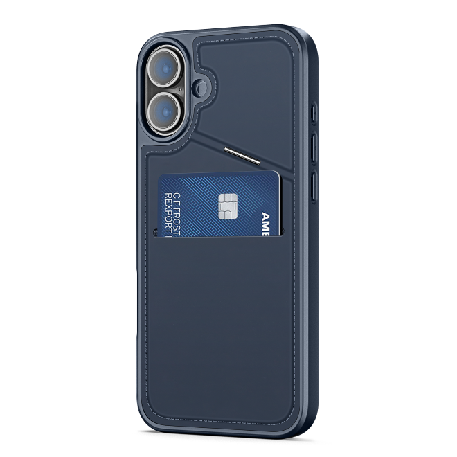 Dux Ducis - iPhone 16 Hülle - PC und TPU Hardcase - Rafi II Mag Series - blau